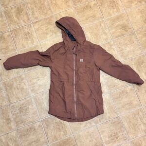 Carhartt Tan Hooded Raincoat
